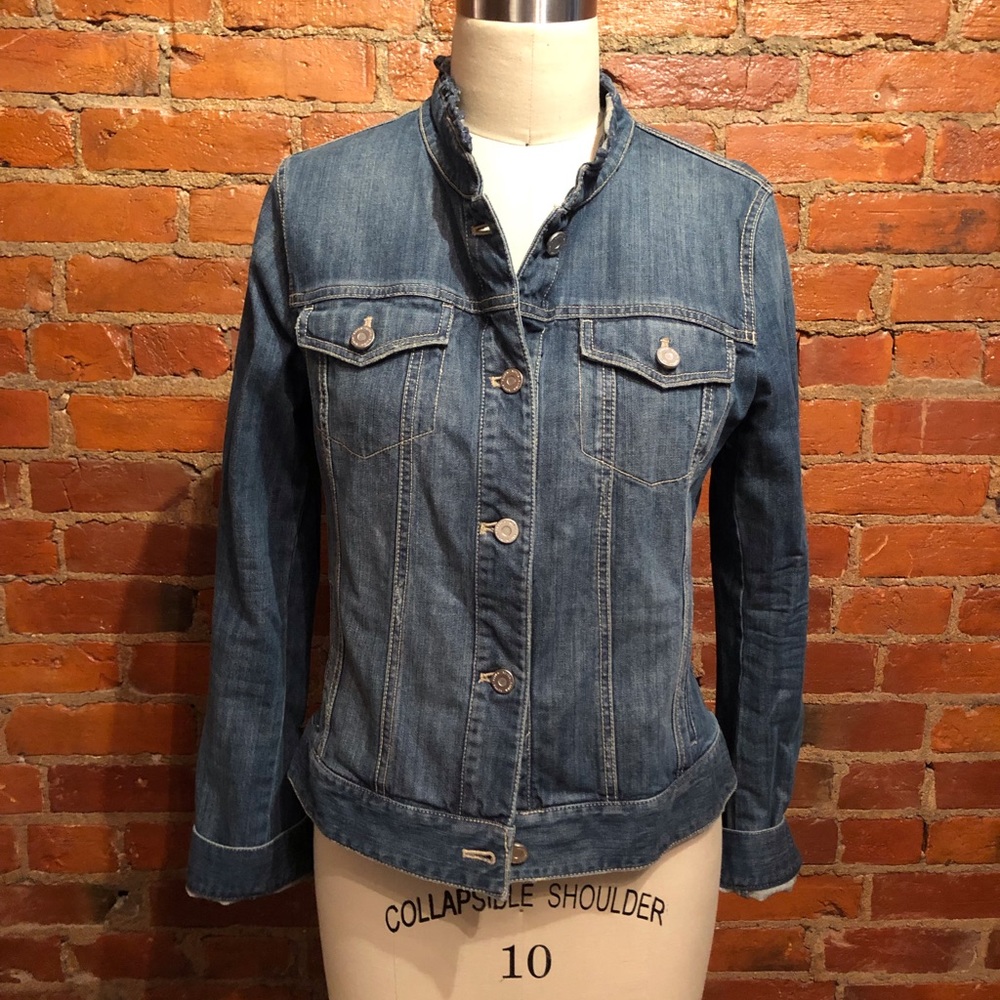 White House Black Market Denim Jacket